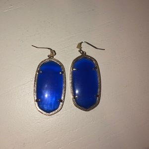 Blue kendra scott earrings